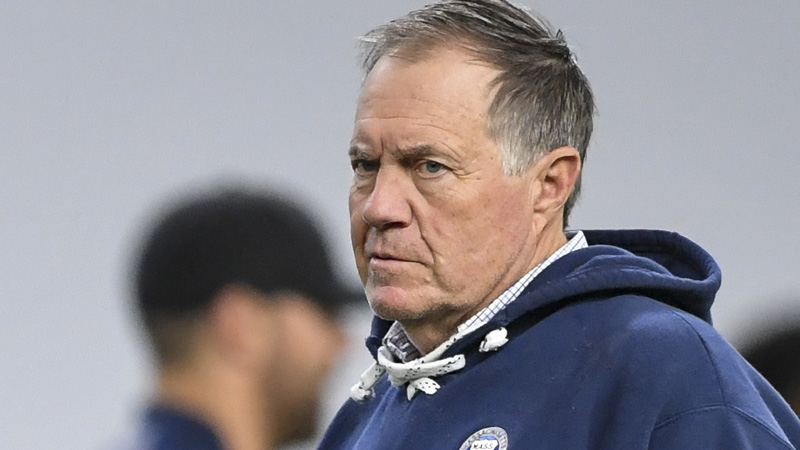 Patriots head coach Bill Belichick
