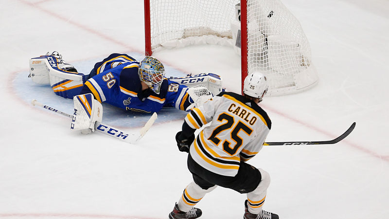 Boston Bruins defenseman Brandon Carlo