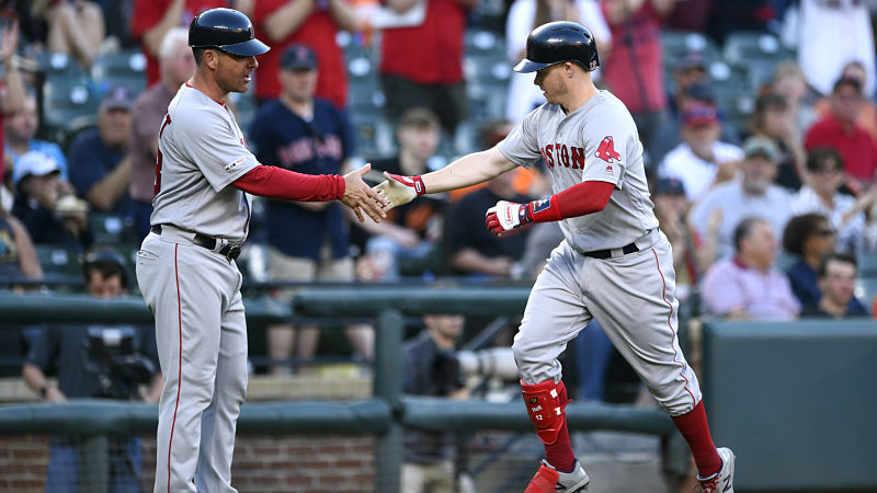 Boston Red Sox second baseman Brock Holt