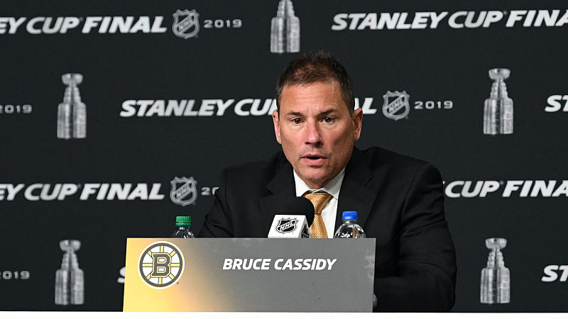 Boston Bruins head coach Bruce Cassidy