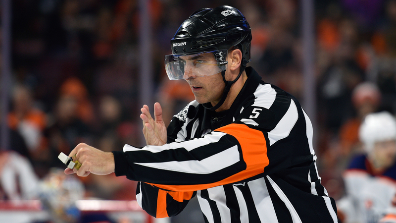 NHL Referee Chris Rooney