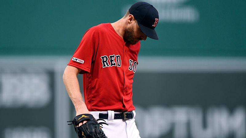 Boston Red Sox starting pitcher Chris Sale
