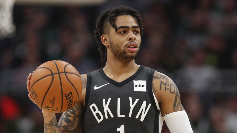 Brooklyn Nets point guard D'Angelo Russell