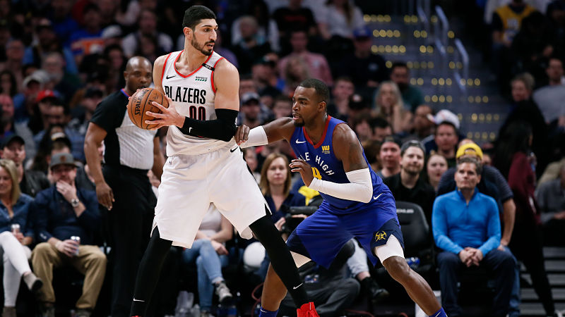 Portland Trail Blazers center Enes Kanter