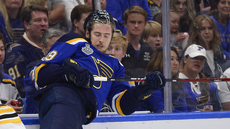 St. Louis Blues forward Ivan Barbashev