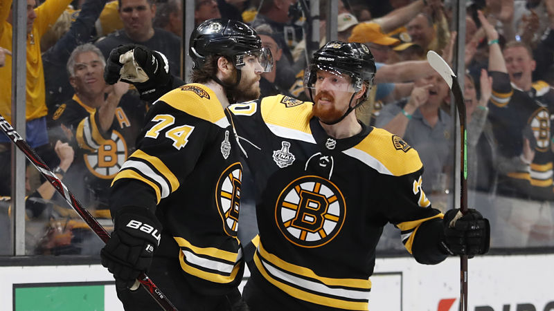 Boston Bruins jake debrusk, joakim nordstrom