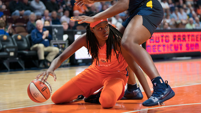 Connecticut Sun center Jonquel Jones