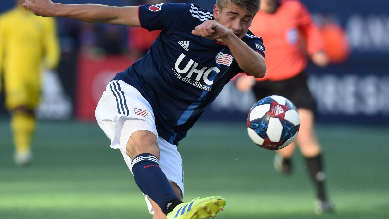 New England Revolution forward Justin Rennicks