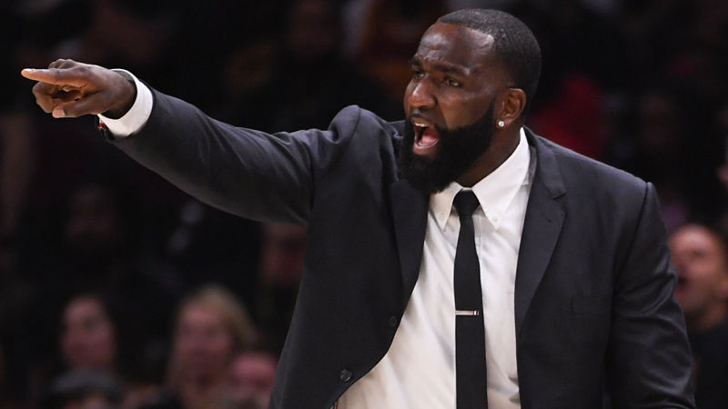 Retired NBA center Kendrick Perkins