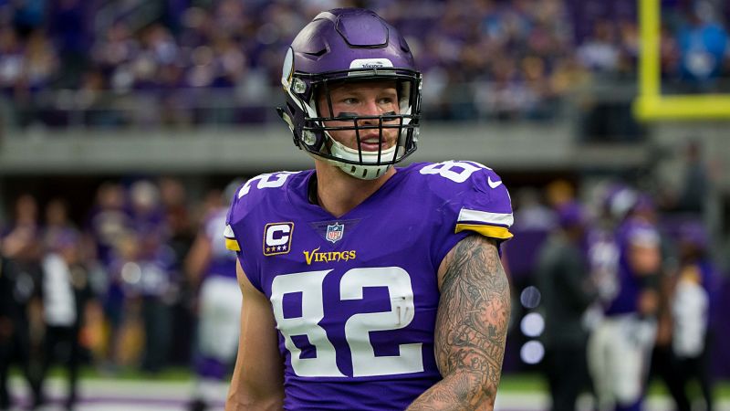 Minnesota Vikings tight end Kyle Rudolph