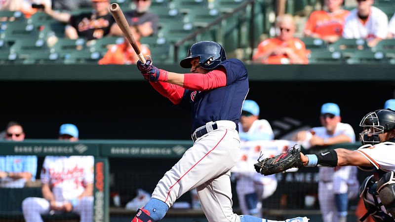 Boston Red Sox outfielder Mookie Betts