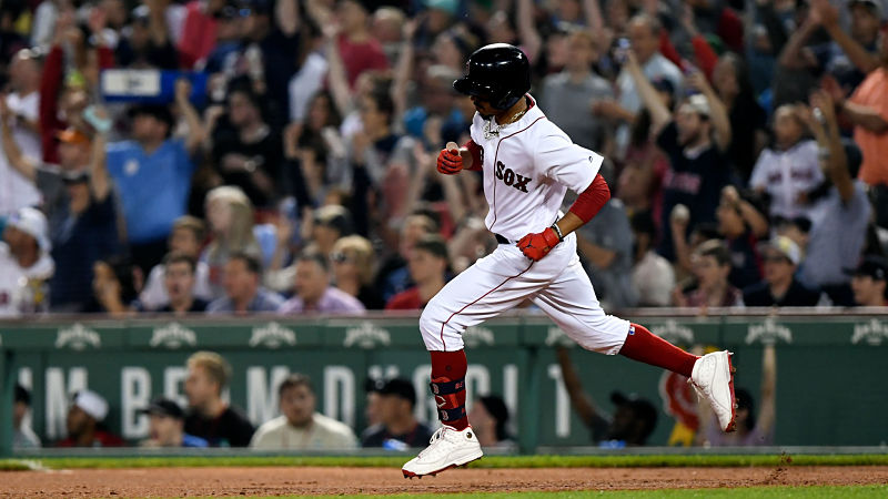 Boston Red Sox outfielder Mookie Betts