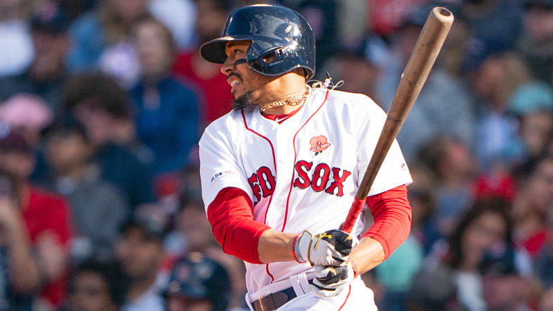 Boston Red Sox outfielder Mookie Betts