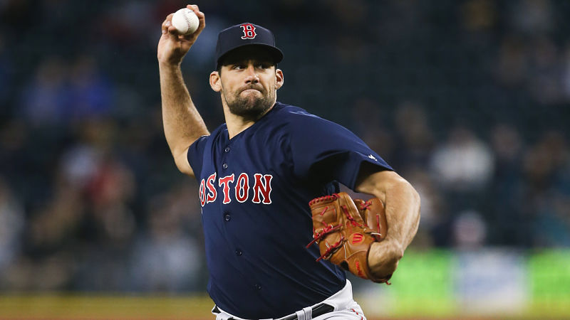 Boston Red Sox pitcher Nathan Eovaldi