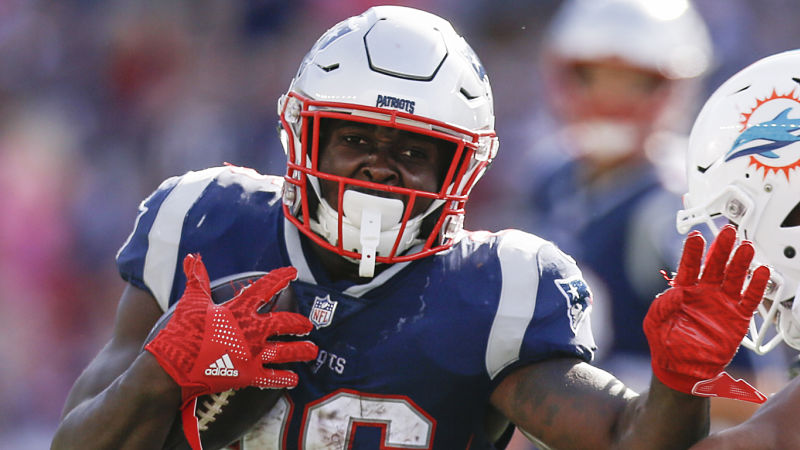 New England Patriots running back Sony Michel