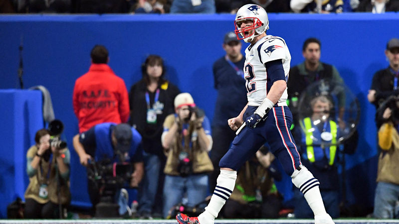New England Patriots quarterback Tom Brady