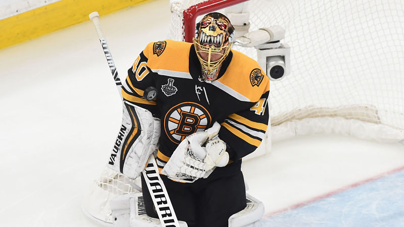 Boston Bruins goalie Tuukka Rask