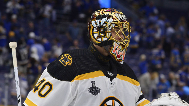 Boston Bruins goalie Tuukka Rask