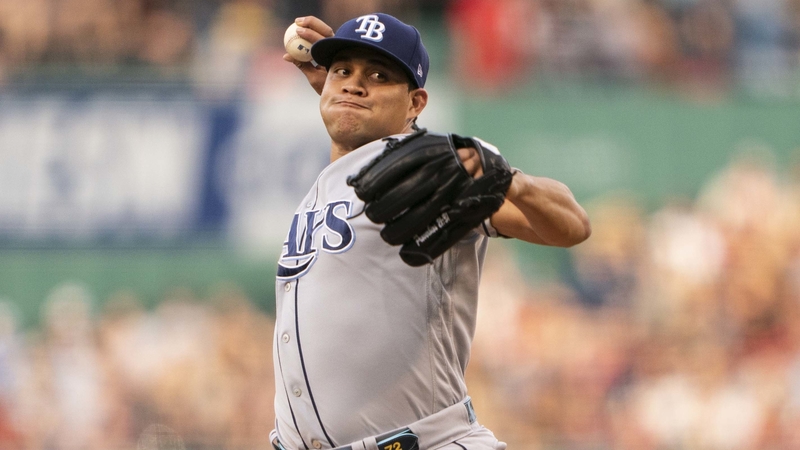 Rays pitcher Yonny Chirinos