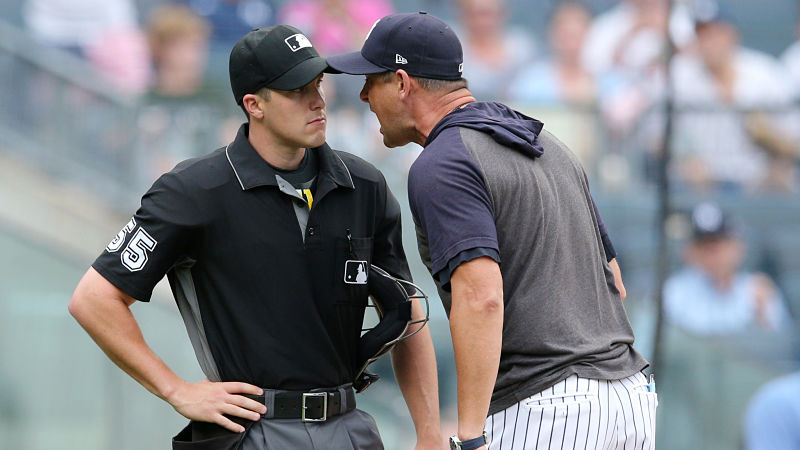 New York Yankees manager Aaron Boone
