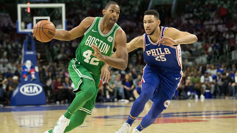 Philadelphia 76ers forward Al Horford and guard Ben Simmons