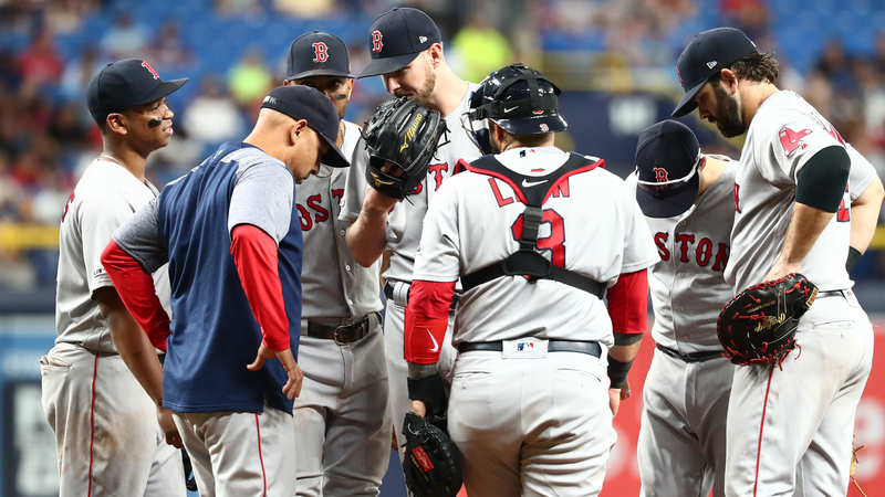 Boston Red Sox Manager Alex Cora And Pitcher Chris Sale