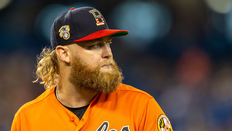 Right-handed pitcher Andrew Cashner