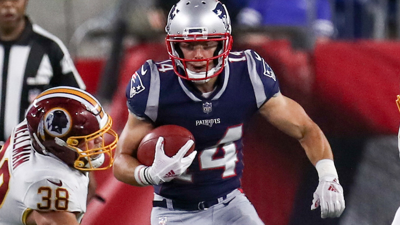 Patriots wide receiver Braxton Berrios