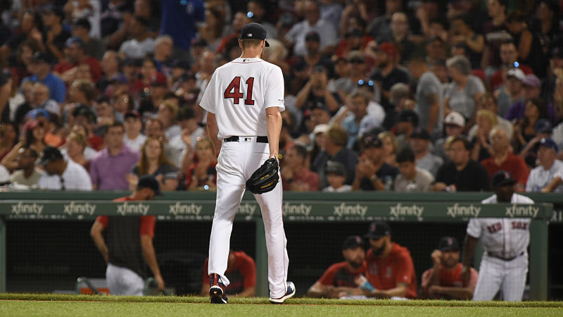 Boston Red Sox starting pitcher Chris Sale