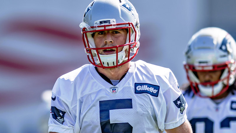 Patriots quarterback Danny Etling