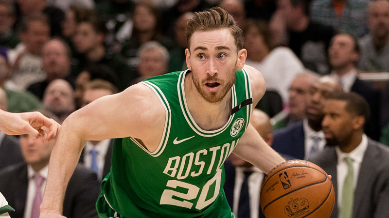 Boston Celtics forward Gordon Hayward