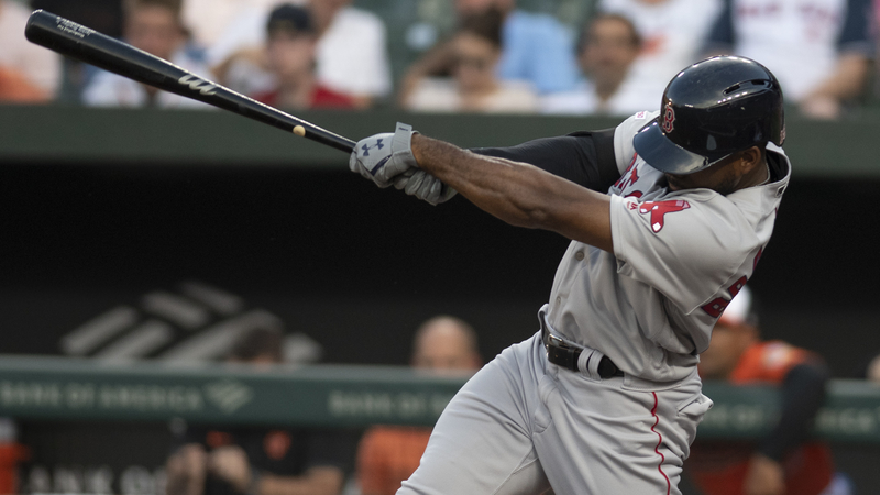 Red Sox center fielder Jacxkie Bradley Jr.