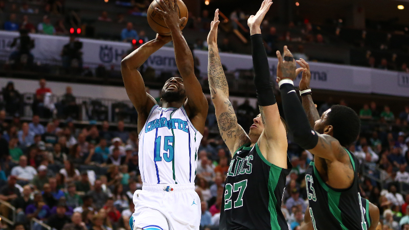 Former Charlotte Hornets guard Kemba Walker (15)