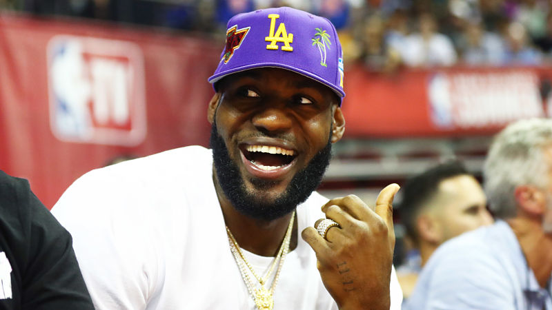 Lakers forward LeBron James