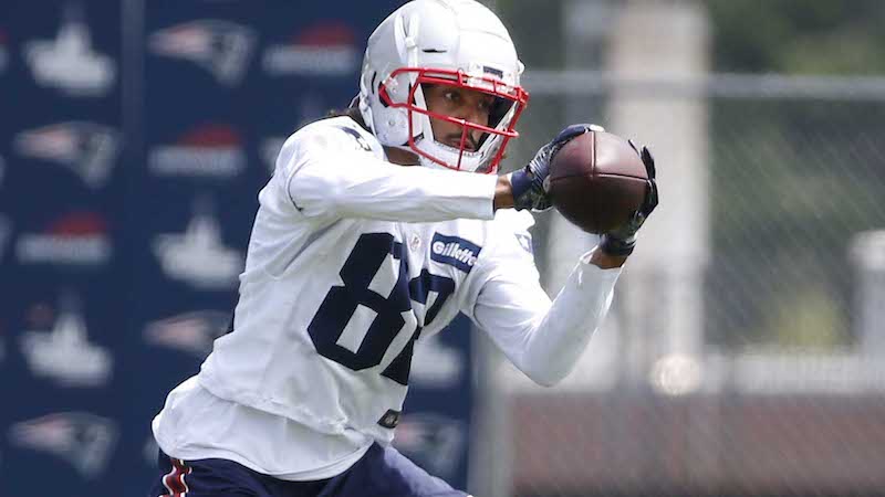 Patriots wide receiver Maurice Harris