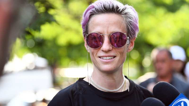 USA women's soccer team forward Megan Rapinoe