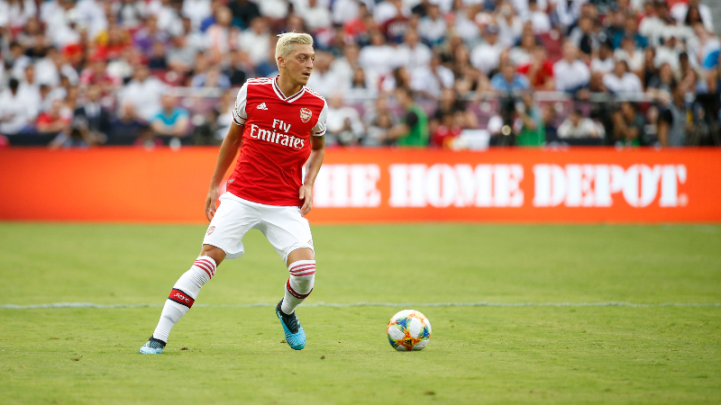 Arsenal midfielder Mesut Ozil