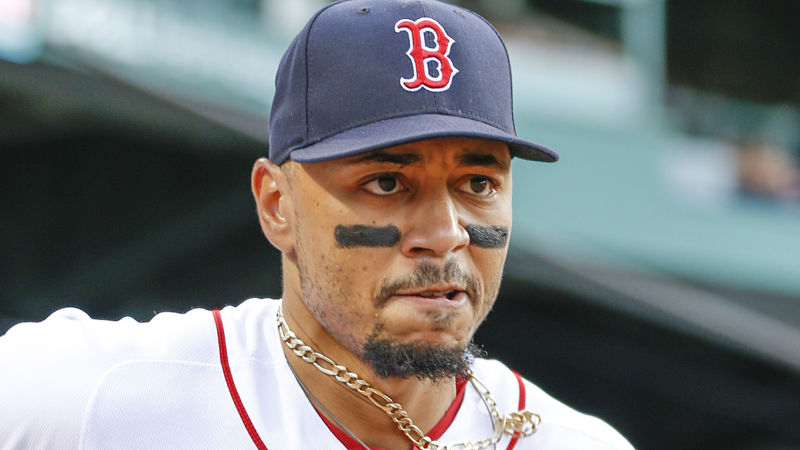 Boston Red Sox outfielder Mookie Betts