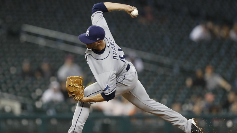 Rays pitcher Oliver Drake