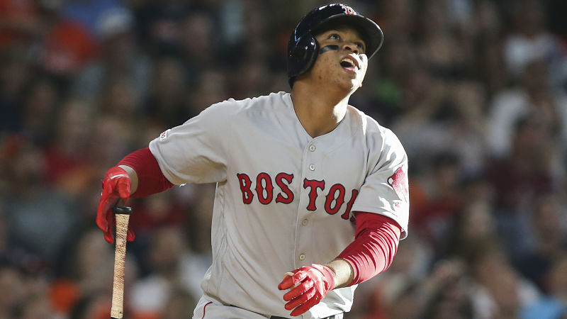 Boston Red Sox third baseman Rafael Devers