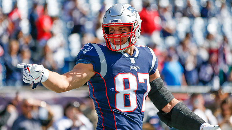 Former New England Patriots tight end Rob Gronkowski