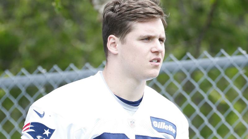 New England Patriots tight end Ryan Izzo