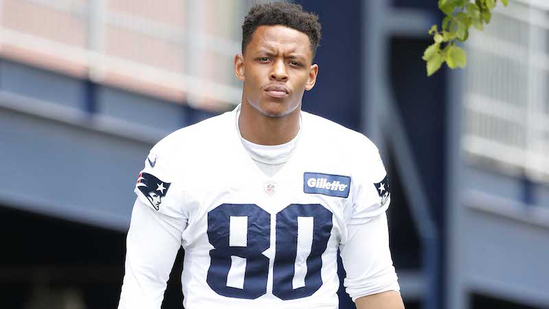 Patriots tight end Stephen Anderson