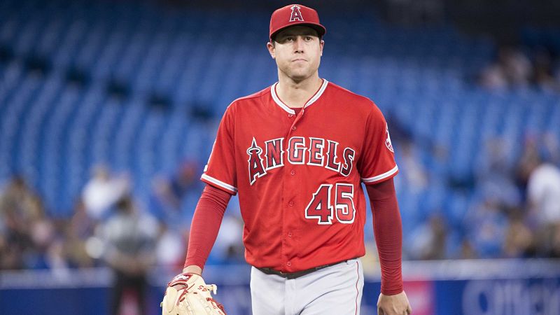 Los Angeles Angels starting pitcher Tyler Skaggs