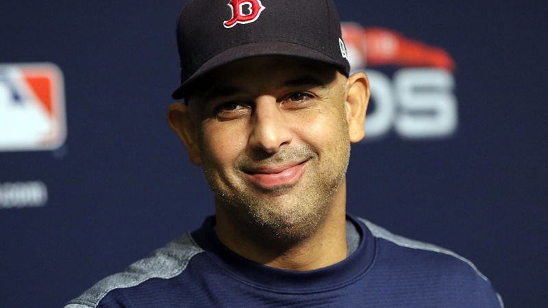 Former Boston Red Sox manager Alex Cora