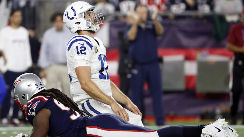 Colts quarterback Andrew Luck