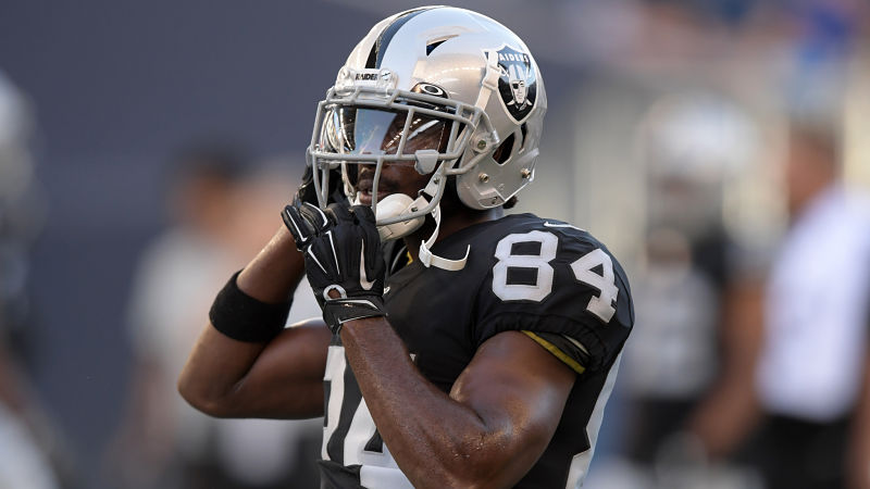 Oakland Raiders wide receiver Antonio Brown