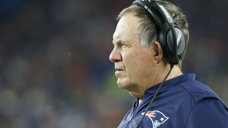 New England Patriots head coach Bill Belichick