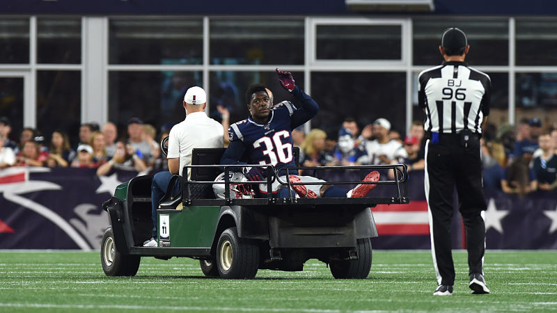 New England Patriots linebacker Brandon King