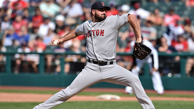 Boston Red Sox relief pitcher Brandon Workman